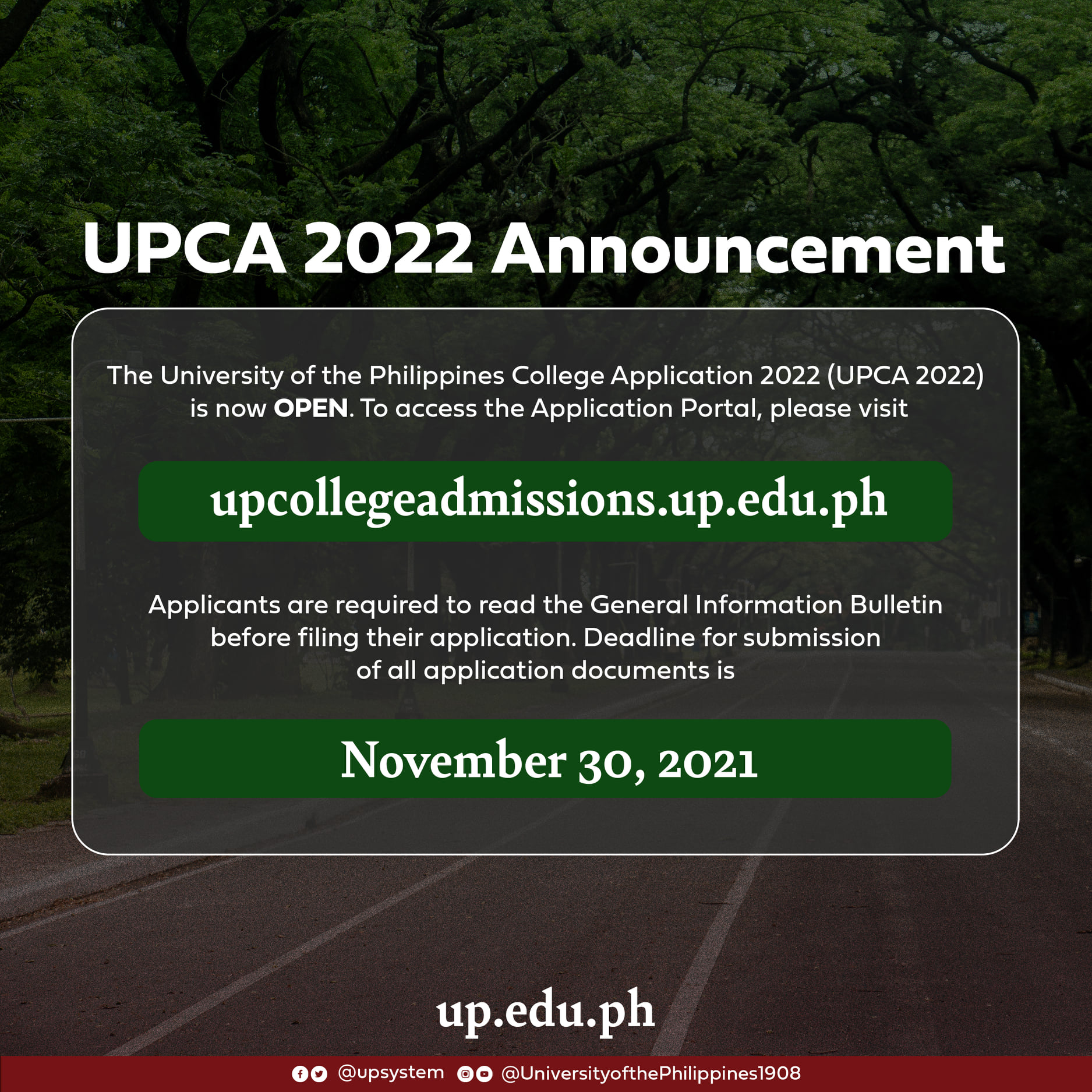 2022 UPCA